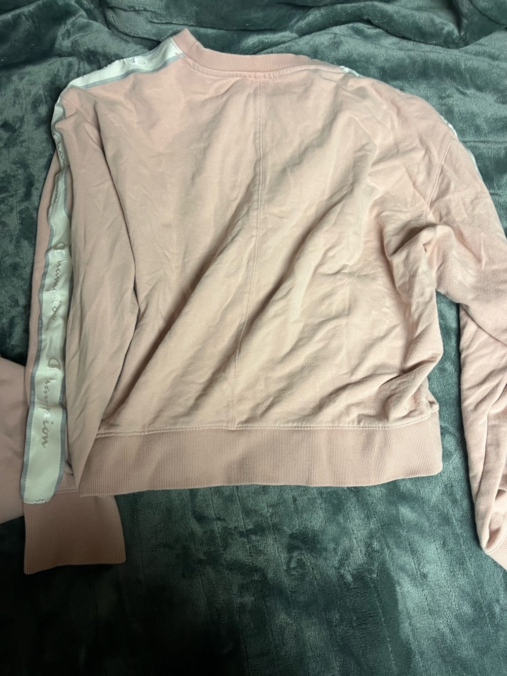 Champion Dusty Pink Crewneck Sweatshirt and Joggers matching set - Picture 3 of 3